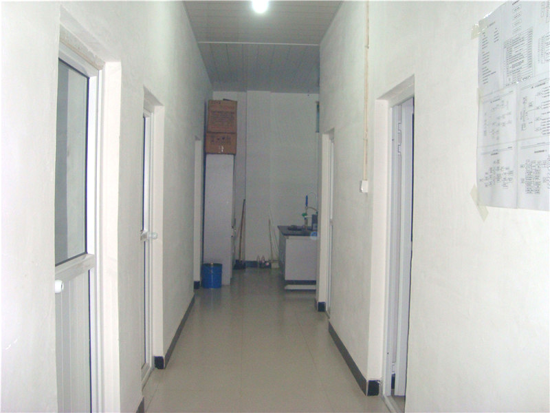 Laboratory corridor